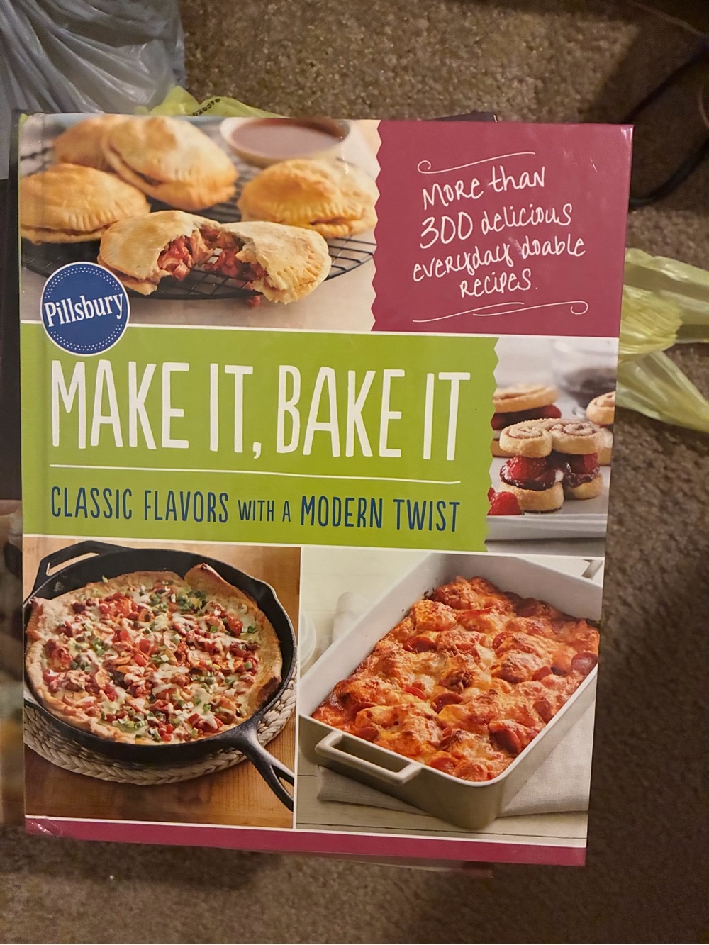 Make It, Bake It Cookbook - Green Cover